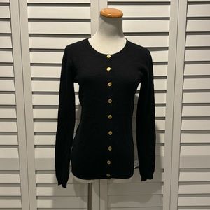 Gabriella Rossi NWT Cashmere Sweater Cardigan with Gold buttons
